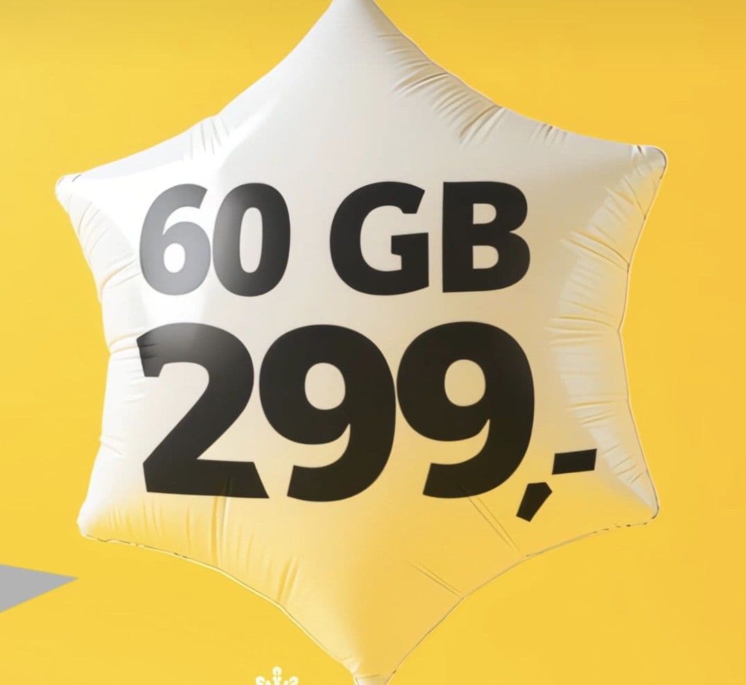 Ice med supersalg: 60 GB for 299 kroner