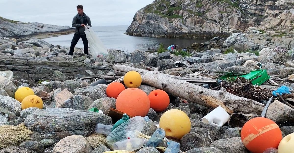 Gratis henting av avfall fra strandrydding i Nord-Norge