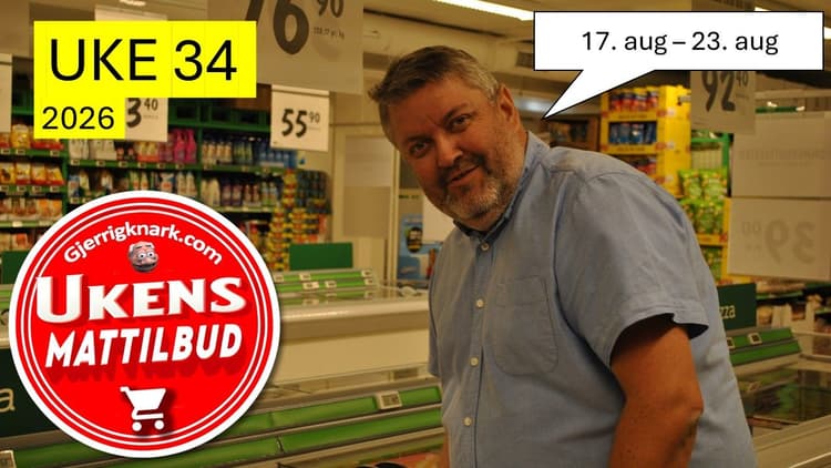 Ukas beste tilbud fra mat- og dagligvarekjedene | UKE 34