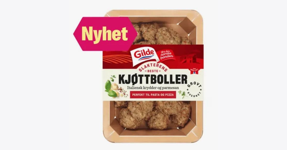 Prøv Gilde italienske kjøttboller til halv pris