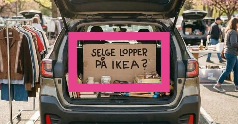 Bli med på loppis på IKEA lørdag 12. september