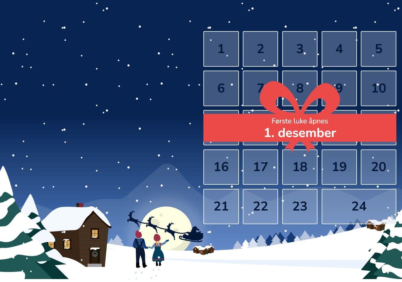 Delta i julekalender med premiepott på 2,8 millioner kroner