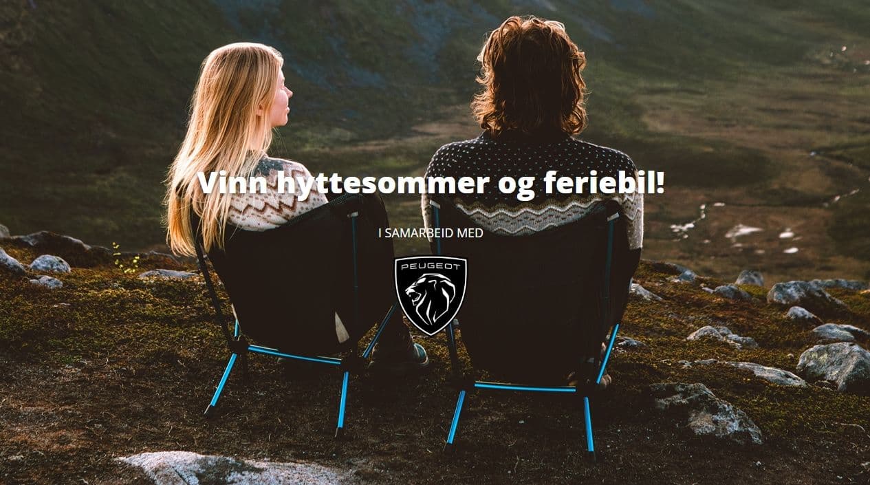 Vinn sommerferie på Blefjell inkl. hytte og feriebil - trekning allerede lørdag!