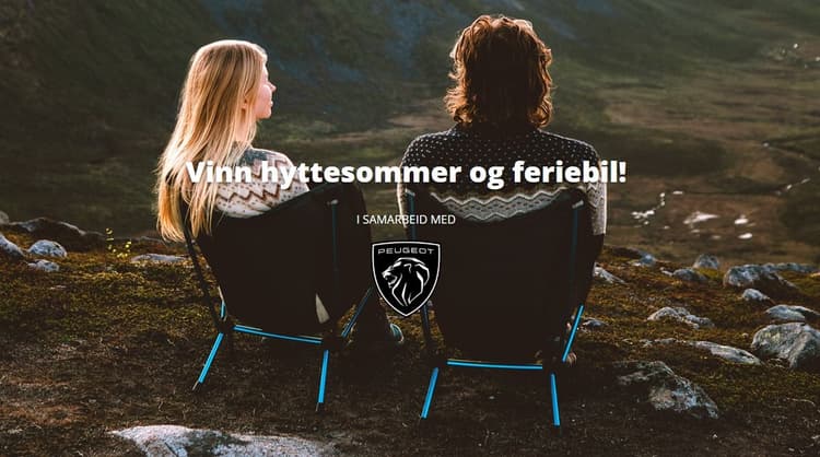 Vinn sommerferie på Blefjell inkl. hytte og feriebil - trekning allerede lørdag!