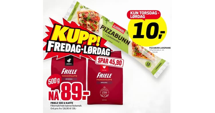 10.09: Disse helgetilbudene bør du huske på når du skal handle