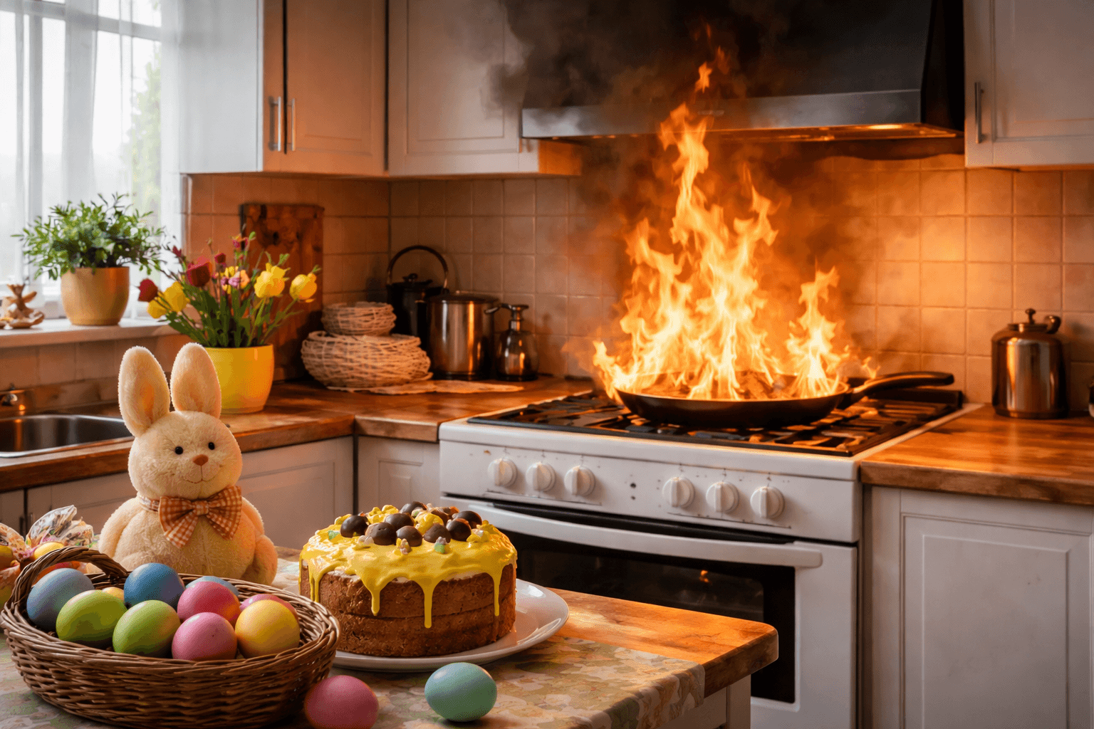 Flere komfyrbranner i påsken: – Nå må vi våkne!