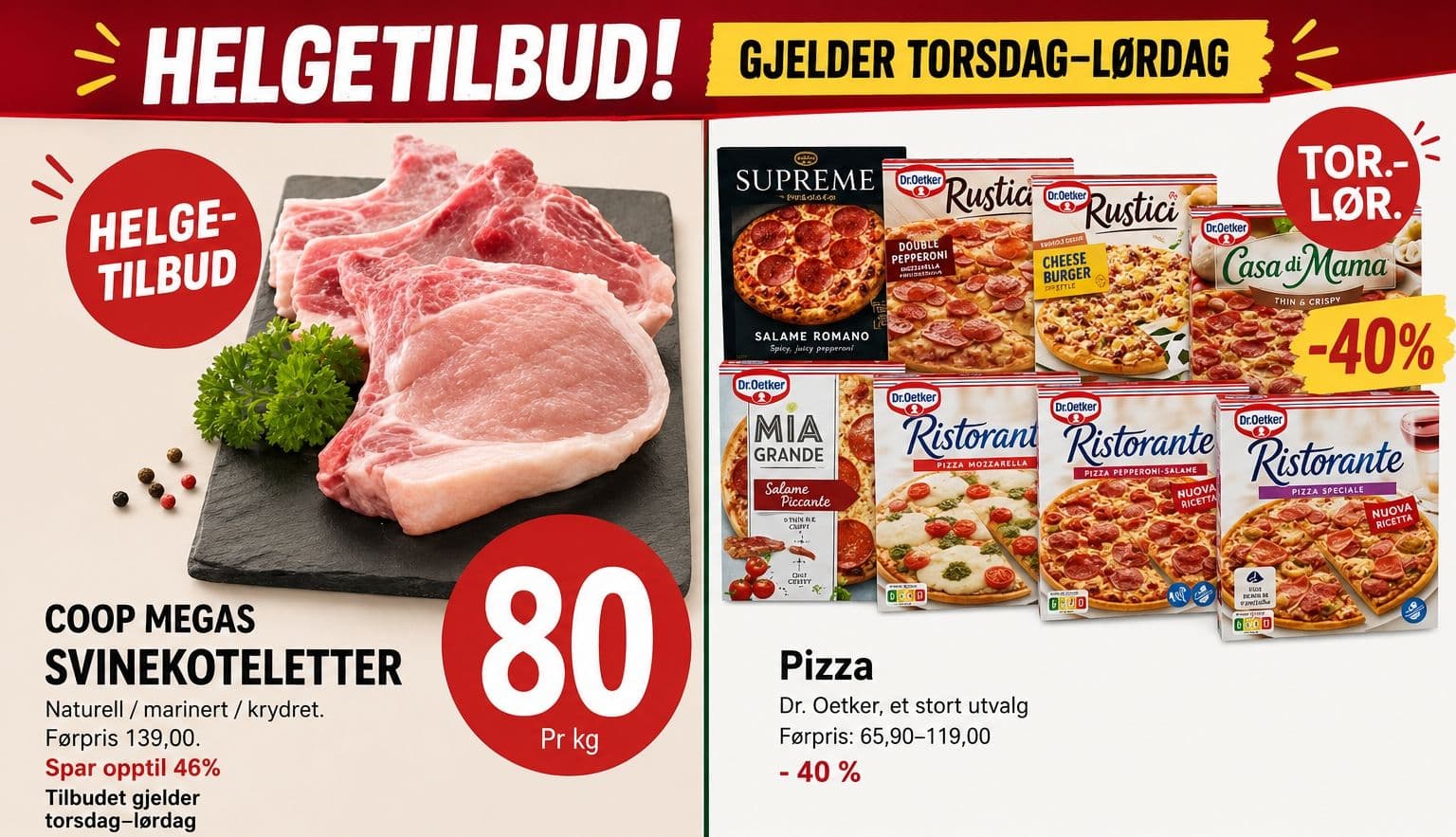 11.06: Disse helgetilbudene bør du huske på når du skal handle