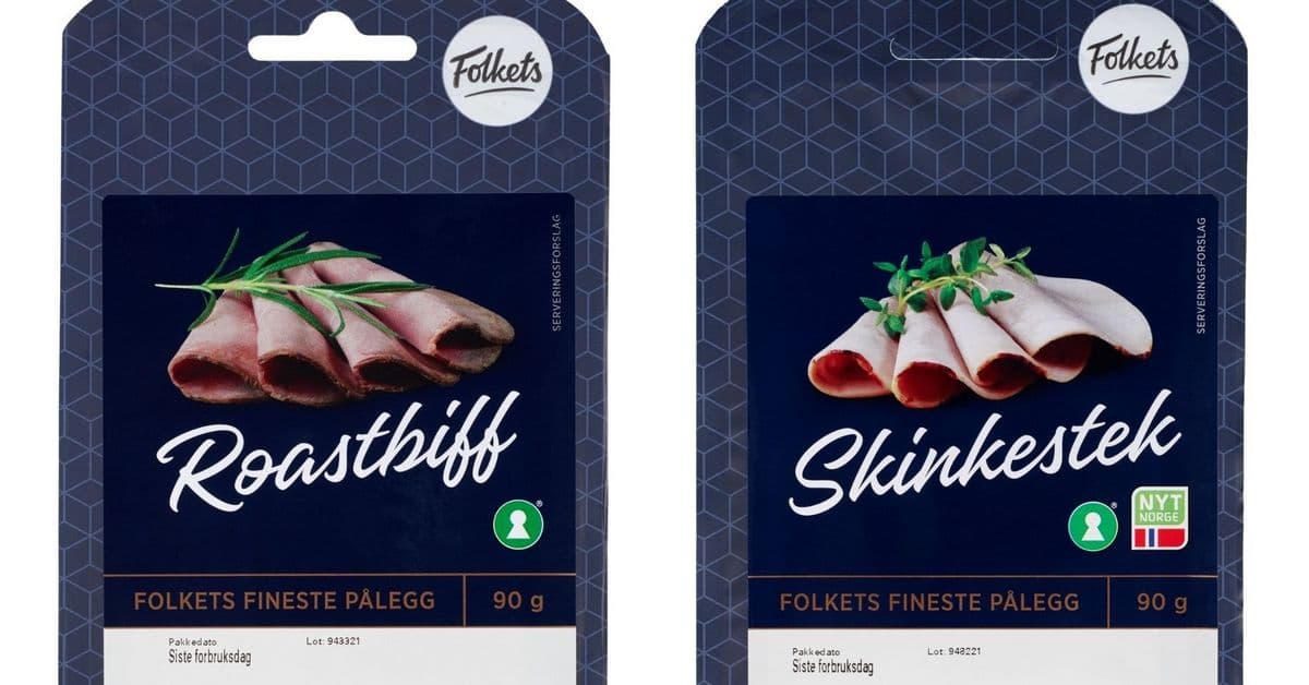 Tilbakekaller Folkets Skinkestek og Roastbiff