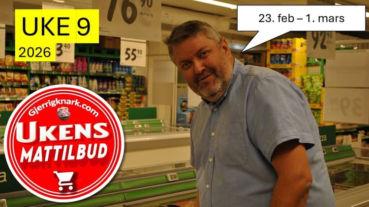 Ukas beste tilbud fra mat- og dagligvarekjedene | UKE 9-2026