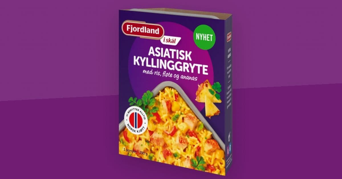 Få Asiatisk kyllinggryte fra Fjordland helt gratis