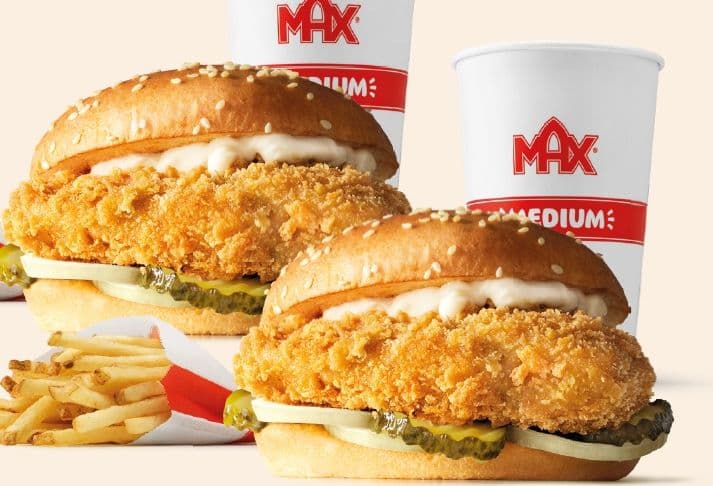 Max Burgers med rabattkuponger til burgere og burgermenyer