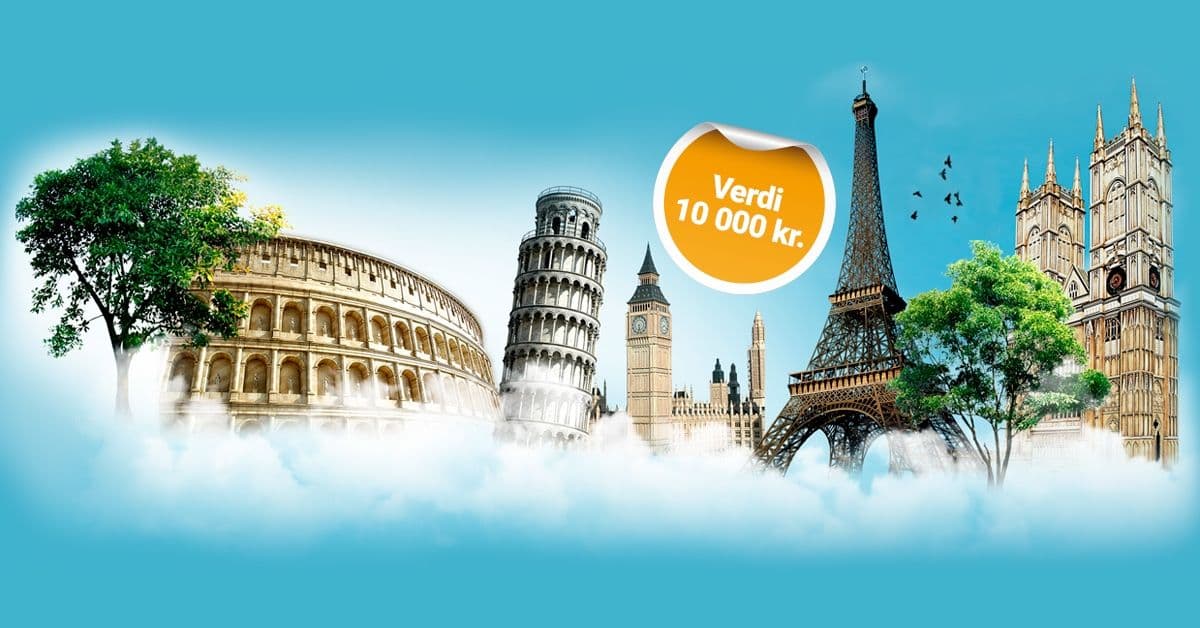SISTE SJANSE: Vinn gavekort til storbyferie - verdt 10 000 kroner
