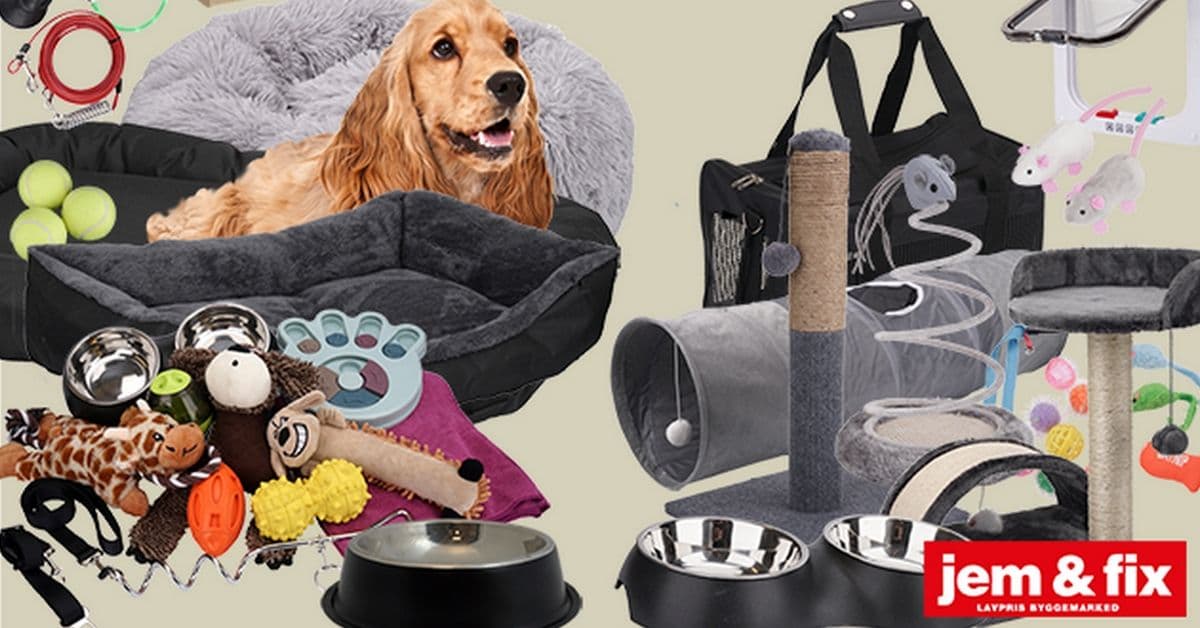 Har du hund eller katt? Vinn kjæledyrspakke full av produkter