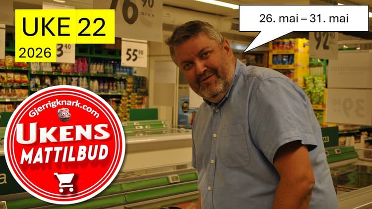 Ukas beste tilbud fra mat- og dagligvarekjedene | UKE 22-2026