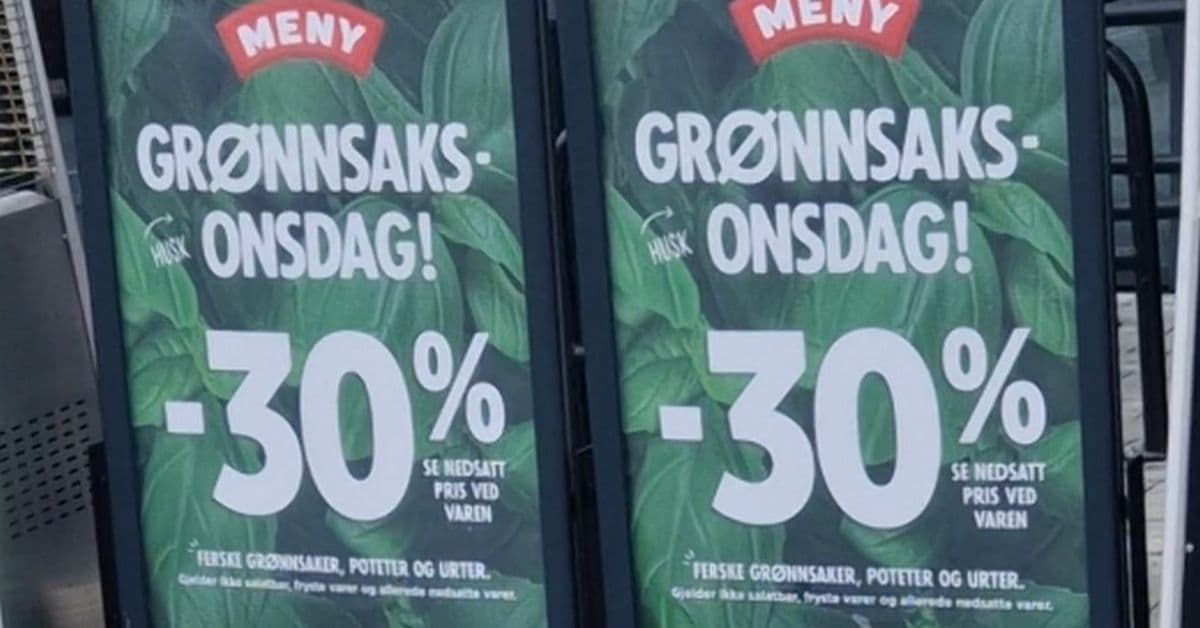 Er 30% rabatt hos Meny egentlig billigere enn hos lavpriskjedene?
