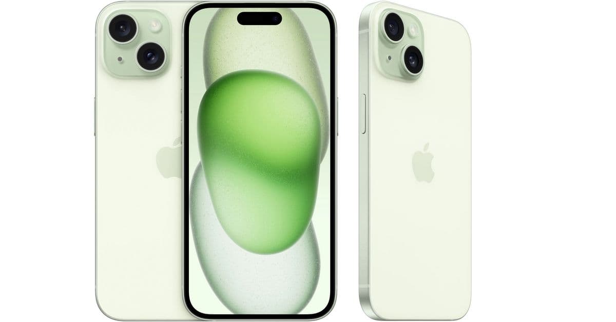 Vinn grønn iPhone 15 verdt ca. 10 000 kroner