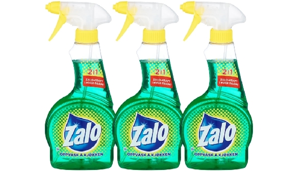 Orkla kaller tilbake et parti grønn Zalo Oppvask & Kjøkkenspray