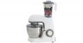 Få hvit kjøkkenmaskin med stålbolle og blender verdt 1499 kroner