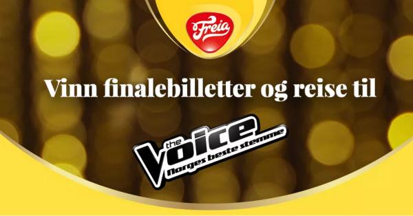 Vinn finalebilletter og reise til finalen i The Voice