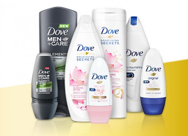 Få et helt gratis Dove-produkt - deo, dusjsåpe eller body lotion
