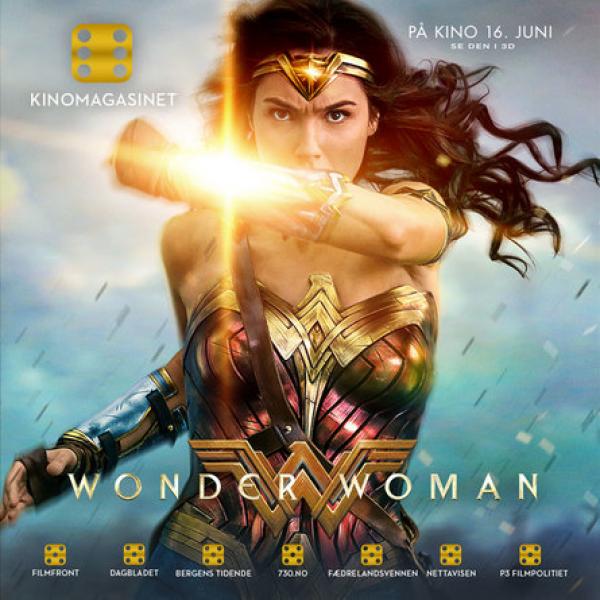 Vinn filmen Wonder Woman på Blu-ray eller DVD