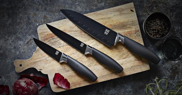 Få knivsett med tre kniver fra Øyo
