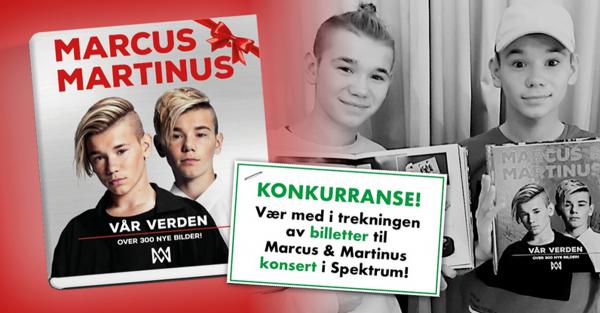 Vinn 2 billetter til Marcus og Martinus i Oslo Spektrum 22. februar 2018 - 5x vinnere!