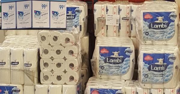 Slik kjøper du Lambi toalettpapir til kr 89,10 istedenfor kr 99 