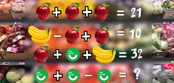Vinn gavekort på 1000 kroner fra KIWI