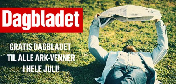 Få Dagbladet helt gratis i juli måned hos Ark