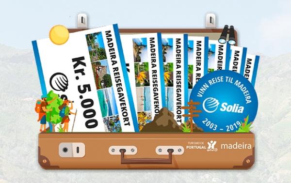 Vinn reisegavekort til Madeira - verdi 5 000 kroner