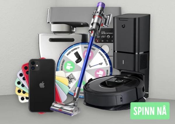Vinn iPhone 11, iRobot Roomba i7+, Dyson V11 eller Kenwood kjøkkenmaskin