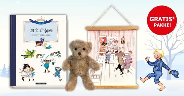 Få Astrid Lindgren eventyrbok i velkomstgave