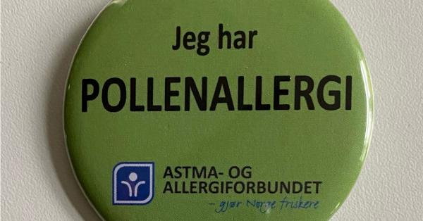 Få gratis button 'Jeg har pollenallergi' på apotek