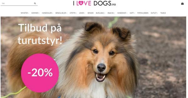 I Love Dogs: Få 10% rabatt på alle sommerprodukter
